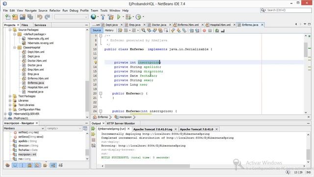 TRABAJANDO CON HQL смотреть онлайн