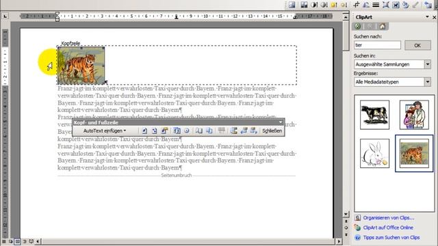 KurtzKurse Das Arbeiten mit Kopf und Fußzeilen in Word (97-2003) смотреть онлайн