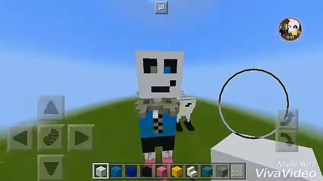 Строим санса из undertale! смотреть онлайн