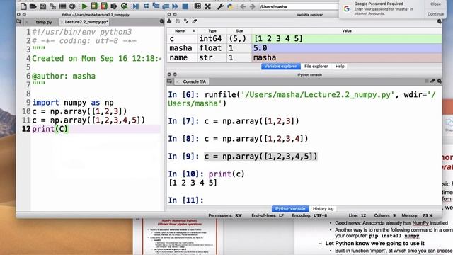 PGE310 Fall2019 Lecture2 IntroducingNumPy 2019 09 16 смотреть онлайн
