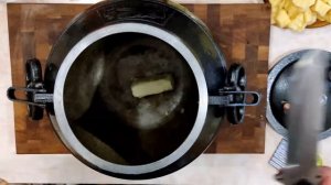 Дикая утка тушёная в афганском казане