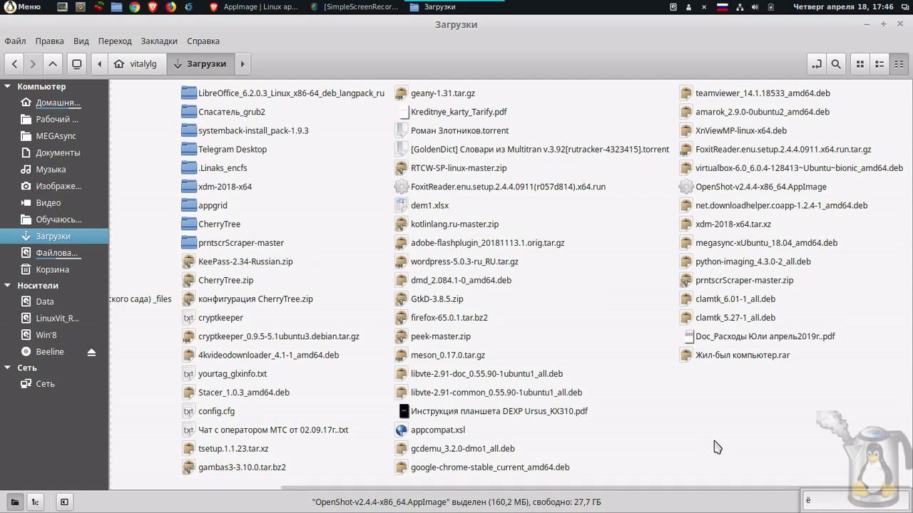 Linux для начинающих _ AppImage файлы в Linux смотреть онлайн