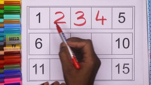 Number Counting 1 To 15 | Learn To Count Numbers From 1 To 15 | Kidsong