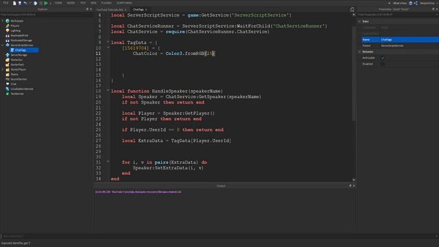 Roblox Tutorial - Chat Tags (without forking!) смотреть онлайн