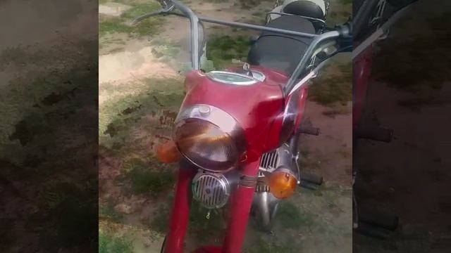 ява 360. 1966 года . После кап ремонта мотора. Зажигание CDI... смотреть онлайн