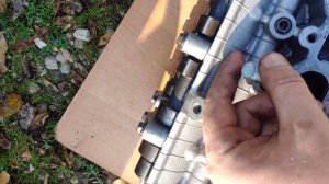 Замена ГБЦ  Реззо на  ГБЦ от Нексии. Загнуло клапана из-за заклинивания помпы