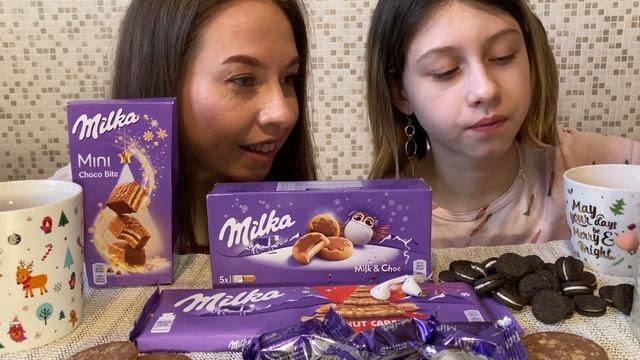 МУКБАНГ?MILKA/Шоколад, печенье/?OREO/Рассказываем о нашей?кошке/MUKBANG MILKA смотреть онлайн
