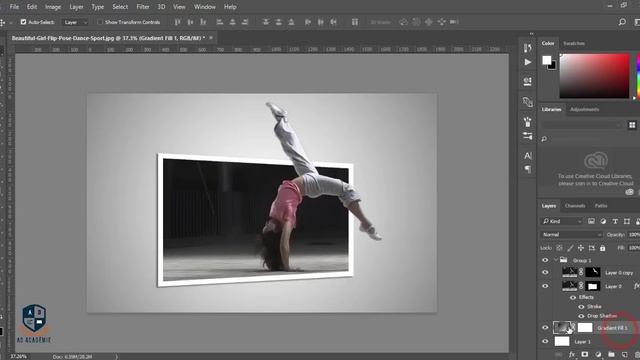Photoshop Tutorial: Out of the frame | Photoshop CC 2017 смотреть онлайн