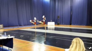 Филиппович Мария Грушникова Арина Чирлидинг двойка Кубок Москвы 2018. 1место.