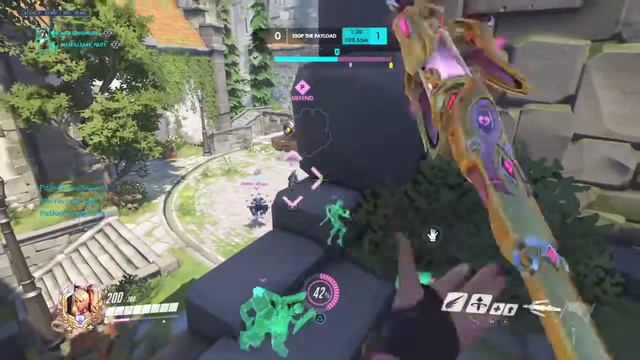 Overwatch: Mercy competitive - Stall tactics смотреть онлайн