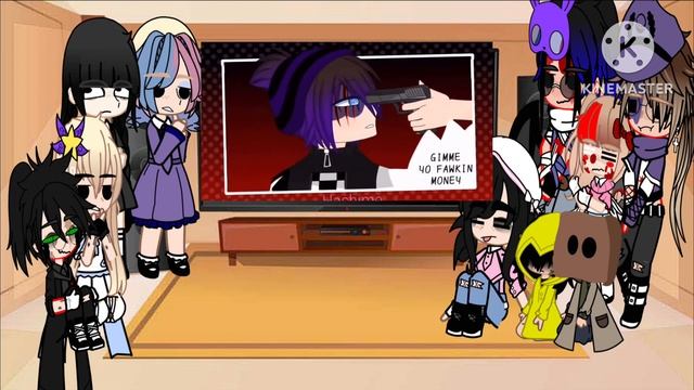 Fandoms react to eachother| remake| Fnaf, Eliza & michael| pt 1 смотреть онлайн
