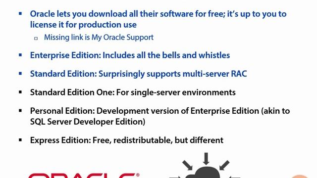 3 ORACLE DB12C INSTALLATION UPGRADE Oracle Database Editions смотреть онлайн