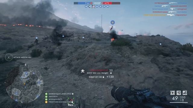 Battlefield 1: New LMG is a Beast! Turning Tides DLC (PS4 PRO Multiplayer Gameplay) смотреть онлайн