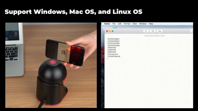 LOSRECAL IOBC041 2D Barcode Scanner desktop barcode reader смотреть онлайн