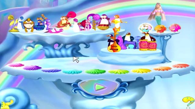 #4 Игра Барби Русалочка. Прохождение | Праздник смотреть онлайн