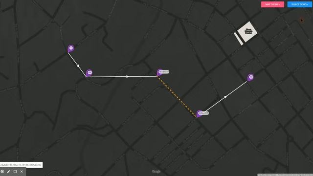 Google Map Nodes Relationships (PoC built in ReactJS) смотреть онлайн