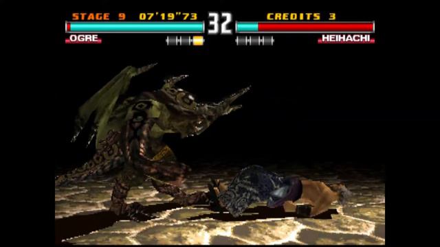 True Ogre Vs Heihachi Mishima (Hidden Boss) Tekken 3