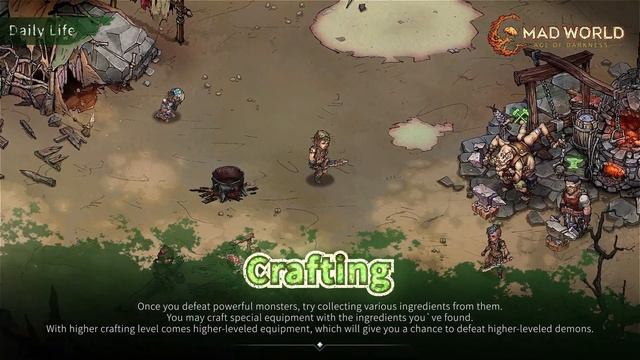 Day Life, away from battles｜Mad World - Age of Darkness - MMORPG смотреть онлайн