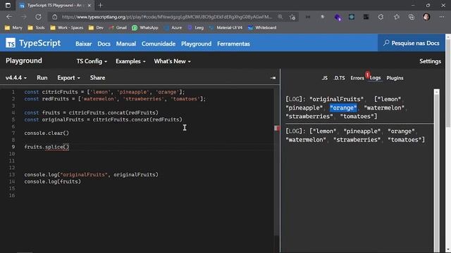 Typescript - Arrays II. смотреть онлайн