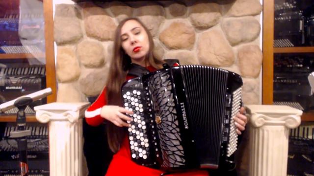 SCANAIRIVBHBK - Black Scandalli Air IV Chromatic Button Accordion B LMMH 77 120 $8999