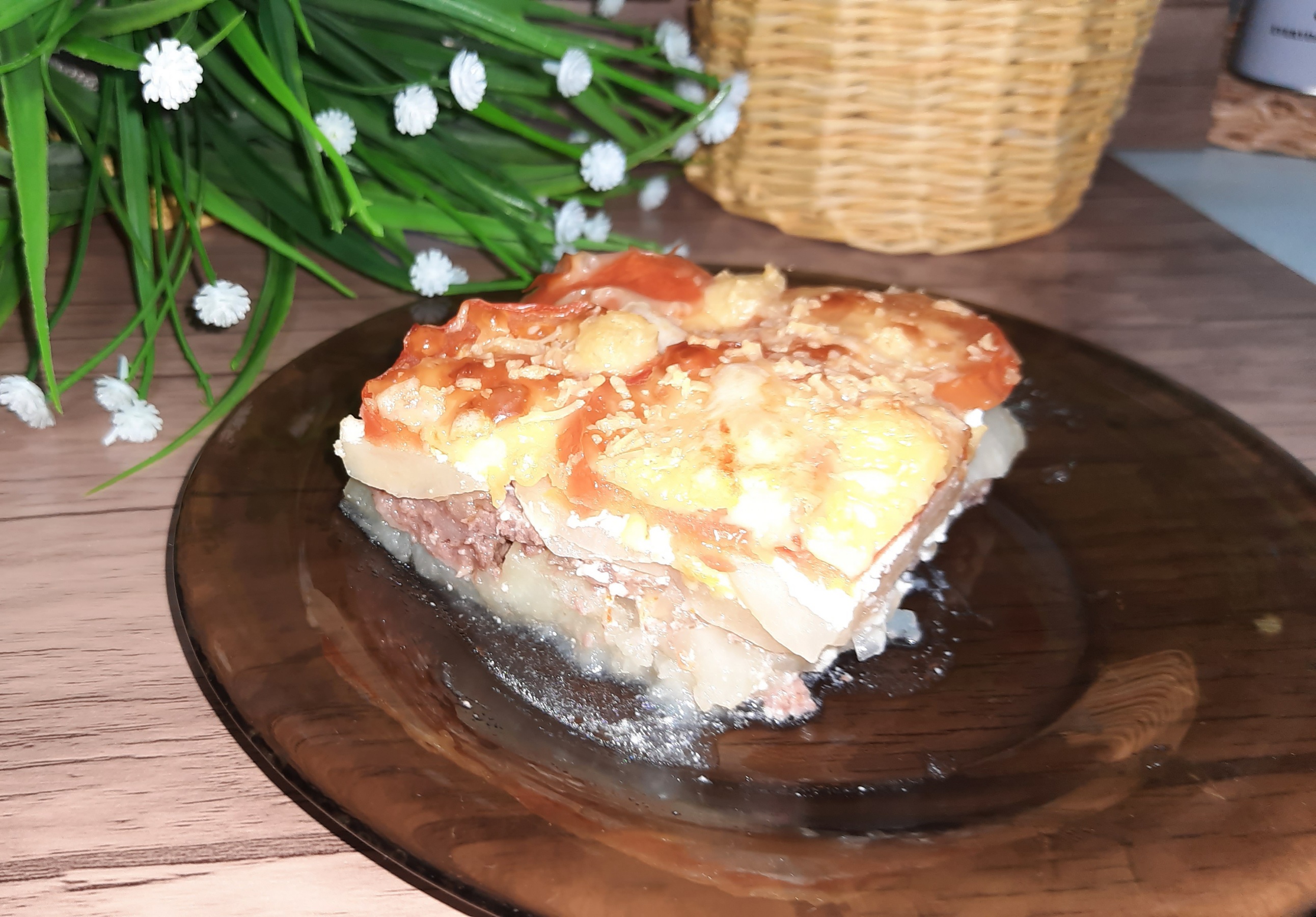 Картофельная запеканка с фаршем