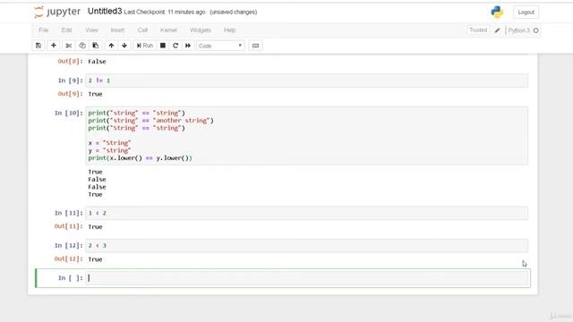 Python - Операторы сравнения
