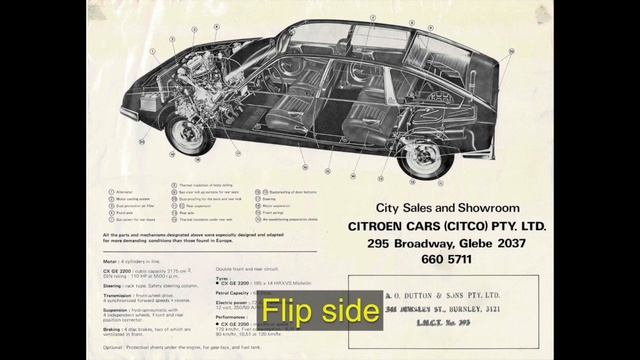 Citroen CX Brochure смотреть онлайн