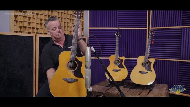 Yamaha A1M Acoustic Electric Overview - American Musical Supply смотреть онлайн