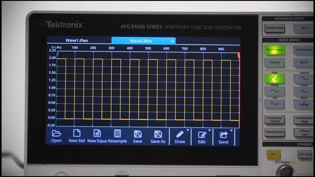 Генератор функций Tektronix AFG31000 | ArbBuilder смотреть онлайн