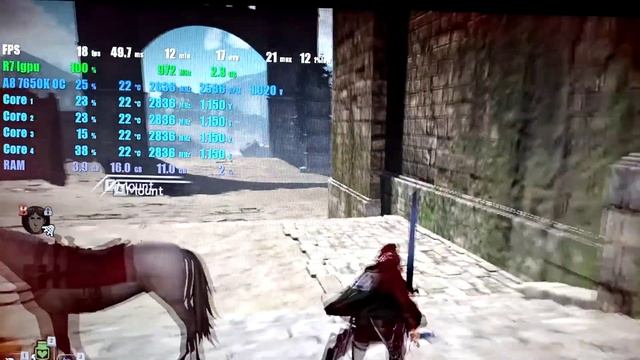 AMD A8 7650K OC IGPU Attack On Titan Final Battle смотреть онлайн