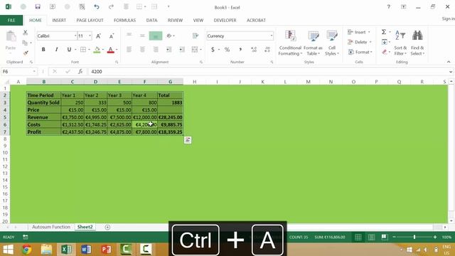 Excel Tutorial #84: Selecting an Entire Worksheet (Ctrl + A) смотреть онлайн