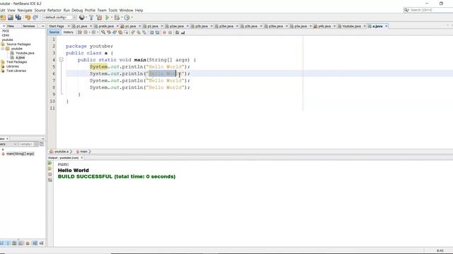 #1 java Hello world program (Println & print) Java Tutorial
by:- Pratik Ghelani смотреть онлайн