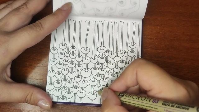 Зентангл Бусины застывшего мгновенья смотреть онлайн