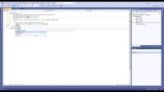 How to Load a Record in ComboBox from SQLite Database using VB Net смотреть онлайн