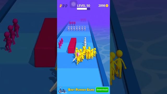 Join Clash 3d Game #shorts level #50 Gameplay Walkthrough #newgame2021 (iOS-Android) смотреть онлайн