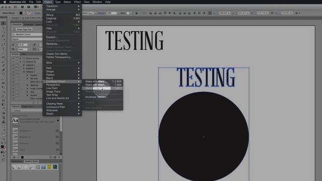 Illustrator CC 2015 | How To Create Vintage Text In Shapes смотреть онлайн