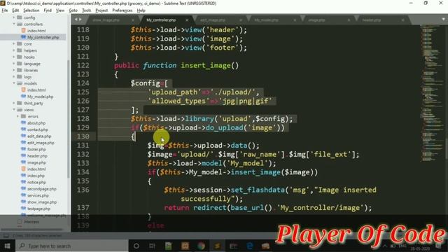 How to Update Image in CodeIgniter ||CodeIgniter Tutorial 2020 || CodeIgniter Tutorial for Beginner смотреть онлайн
