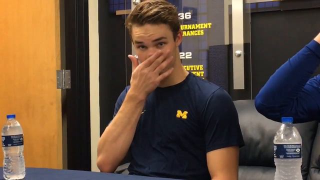 Michigan’s Josh Norris faces his brother on Ferris State смотреть онлайн