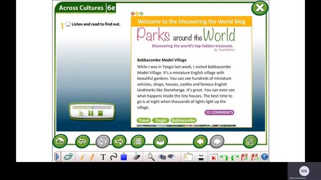 Excel 6 M 6 ex 1 p 73 Parks around the world Listen and read смотреть онлайн