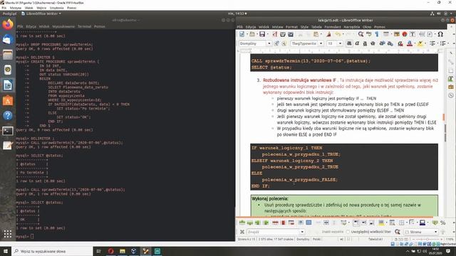 SQL #15 procedury - IF смотреть онлайн