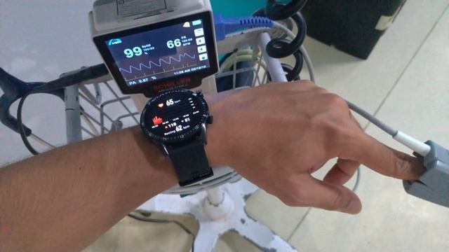 Huawei Watch GT-2 Heart Rate comparison to Pulse Oximeter смотреть онлайн