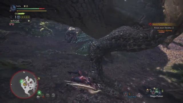 Monster Hunter: World - Solo Deviljho Hunt (Part 1) смотреть онлайн