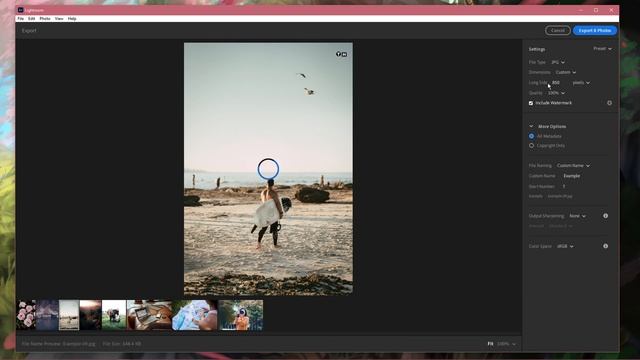 Lightroom - How To Export Multiple Photos