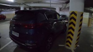 Самостоятельный заезд в подземную парковку в первый раз