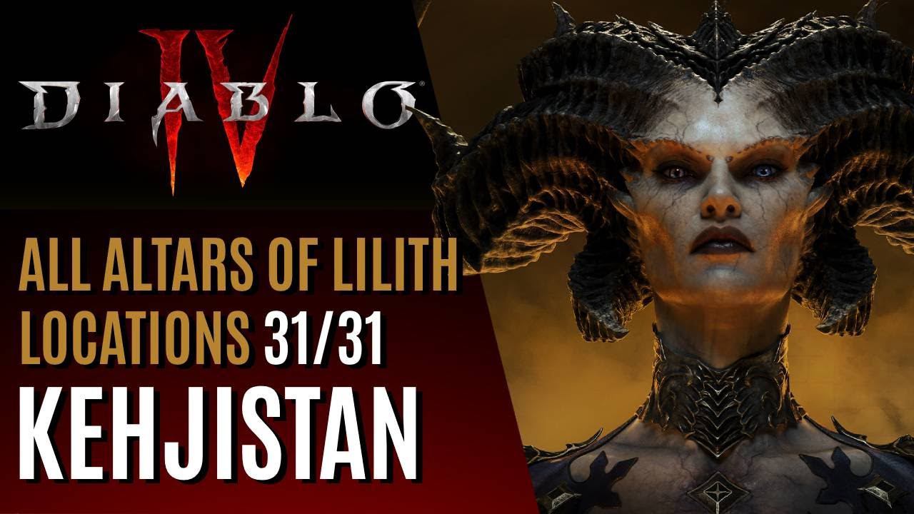 All Altars of Lilith Locations - Kehjistan Guide - Diablo 4 смотреть онлайн