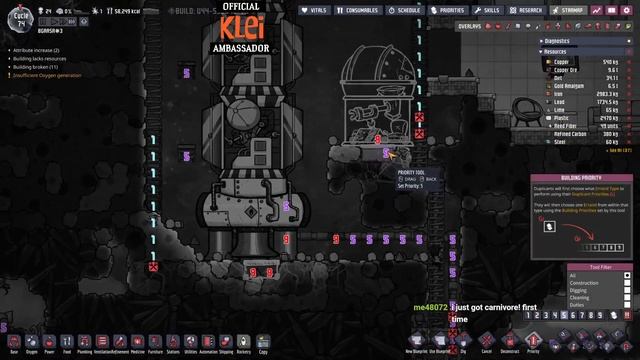 Oxygen Not Included - Base Game All Achievement Speed Run - Full VOD Part 6 смотреть онлайн