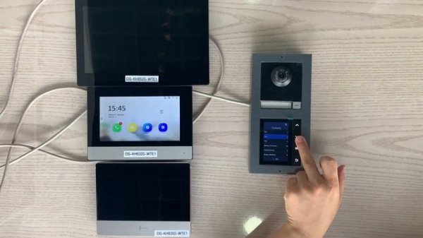 DS-KD-DIS module test call to DS-KH8350-WTE1 DS-KH6320-WTE1 DS-KH8520-WTE1