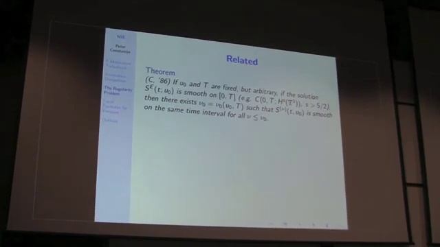 Peter Constantin, On the Navier Stokes equations смотреть онлайн