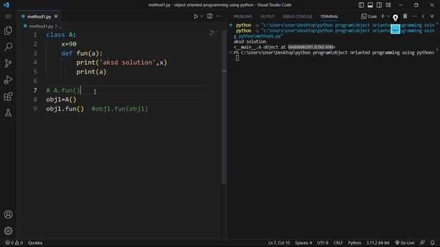 what is method, __init__(), and instance in Python ?? | Python Programing #62 | By AKSD SOLUTION смотреть онлайн