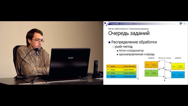 PostgreSQL для разработчика. Расчет себестоимости: технические решения. смотреть онлайн